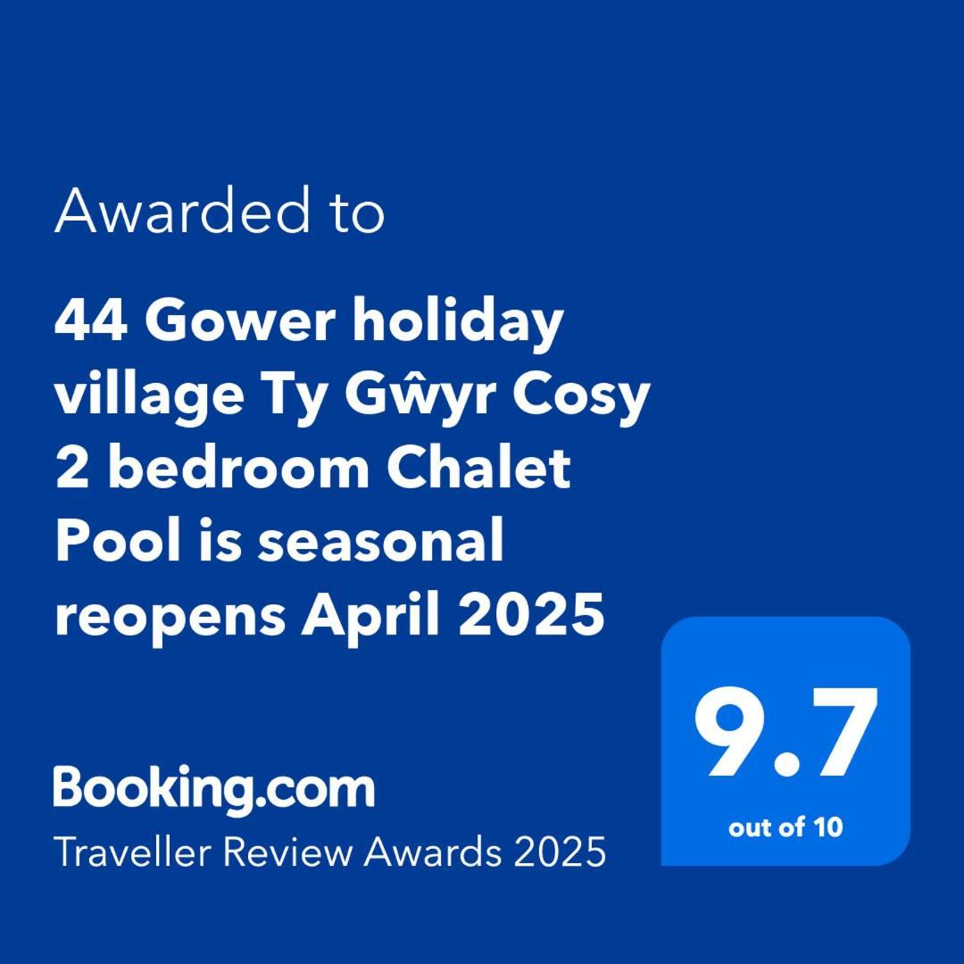 44 Gower Holiday Village Ty Gwyr Cosy 2 Bedroom Chalet Swansea Eksteriør bilde